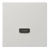 Adaptador HDMI em Termoplástico Cinzento Claro Série LS JUNG MALS1112LG