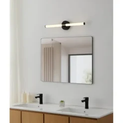 Aplique Casa de Banho Preto Mate com LED e CCT Ajustável RAMOLA EGLO 901853