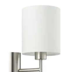 Aplique de Parede com Abajur em Tecido Branco PASTERI EGLO 94924