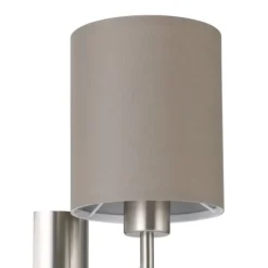 Aplique de Parede com Abajur em Tecido Taupe PASTERI EGLO 94925