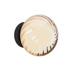 Aplique de Parede com Difusor de Vidro Âmbar PANTOJA EGLO 390484