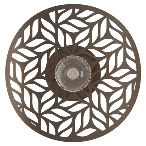 Aplique de Parede com Padrão de Folhas em Bronze SWABY EGLO 44125