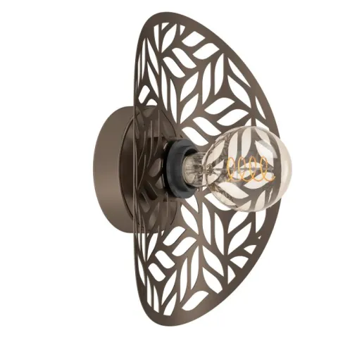 Aplique de Parede com Padrão de Folhas em Bronze SWABY EGLO 44125