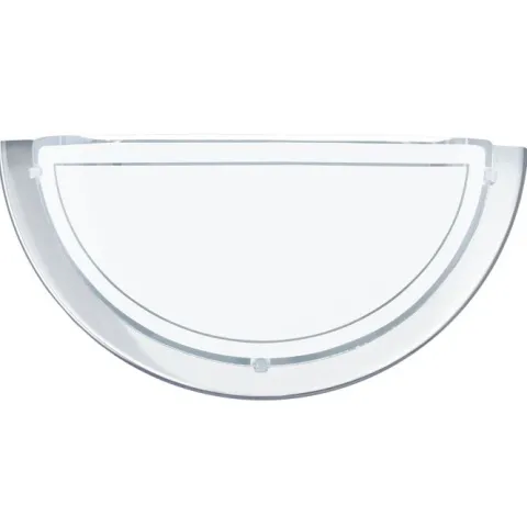 Aplique de Parede em Metal Cromado com Tampa de Vidro PLANET 1 EGLO 83156