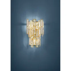 Aplique de Parede em Metal e Cristal CALMEILLES EGLO 39615