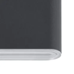 Aplique de Parede Exterior Antracite com LED e CCT GRUTTI EGLO 901026