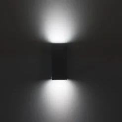 Aplique de Parede Exterior Forlight Cube Small Preto PX-0056-NEG