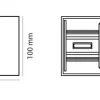 Aplique de Parede Exterior LED Antracite 3000K 2040.107.7XL Tromilux 2040.107.7XL Grafite