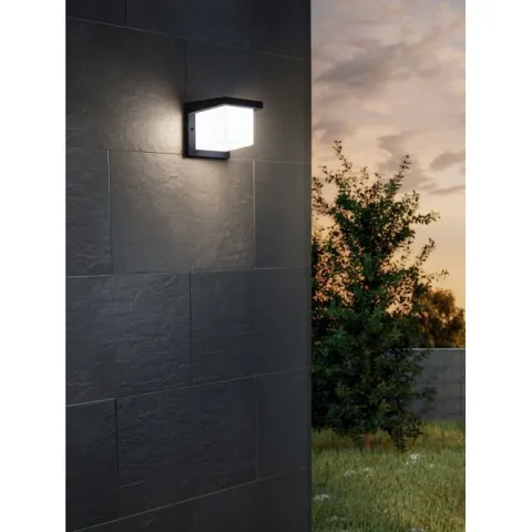 Aplique de Parede Exterior LED em Alumínio Fundido Antracite DESELLA 1 EGLO 95097