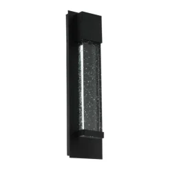 Aplique de Parede Exterior LED Preto com Vidro VILLAGRAZIA EGLO 98153