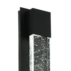 Aplique de Parede Exterior LED em Alumínio Preto VILLAGRAZIA EGLO 98154
