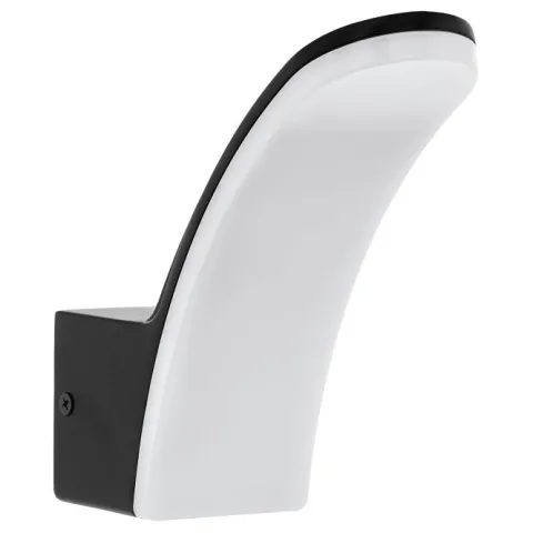 Aplique de Parede Exterior LED em Alumínio Preto FIUMICINO EGLO 98148