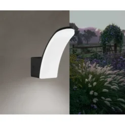 Aplique de Parede Exterior LED em Alumínio Preto FIUMICINO EGLO 98148