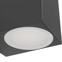 Aplique de Parede Exterior Preto com Lâmpada GU10 JABAGA EGLO 900275