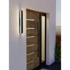 Aplique de Parede Exterior Preto com Dupla Luz VASCELLA EGLO 902221