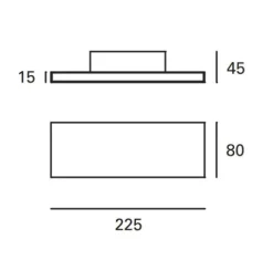 Aplique de Parede Forlight Thin LED Branco DE-0509-BLA