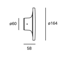 Aplique de Parede Forlight Yika PX-0486-NEG