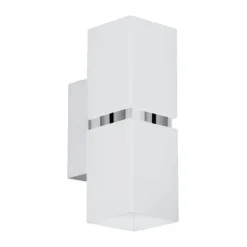 Aplique de Parede LED Branco com Detalhes Cromados PASSA EGLO 95377