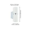 Aplique de Parede LED Branco com Suporte Cromado PASSA EGLO 95368