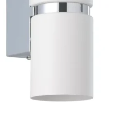 Aplique de Parede LED Branco com Suporte Cromado PASSA EGLO 95368
