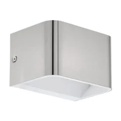 Aplique de Parede LED com Corpo Cubo Níquel Mate SANIA 4 EGLO 98424