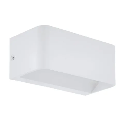 Aplique de Parede LED com Corpo Cubo em Alumínio Branco SANIA 4 EGLO 98422