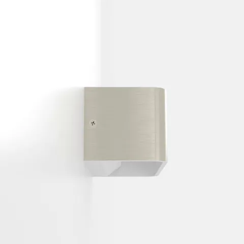 Aplique de Parede LED com Corpo Cubo Níquel Mate SANIA 4 EGLO 98425