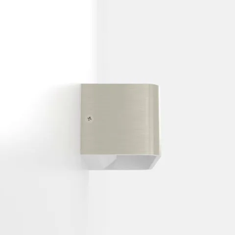 Aplique de Parede LED com Corpo Cubo Níquel Mate SANIA 4 EGLO 98425