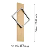 Aplique de Parede LED com Madeira e Aço BOYAL EGLO 901928