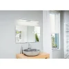 Aplique de Parede LED com Painel Branco e Metal Cromado VADUMI EGLO 97083