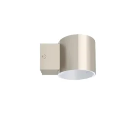 Aplique de Parede LED Curvo em Metal Níquel Mate MACCACARI EGLO 98543