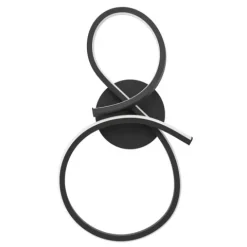 Aplique de Parede LED Curvo Preto e Branco SERPINS EGLO 901268