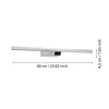 Aplique de Parede LED para Casa de Banho REGELLO-Z EGLO 901288