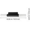 Aplique de Parede LED para Casa de Banho ALCUDIA EGLO 900617