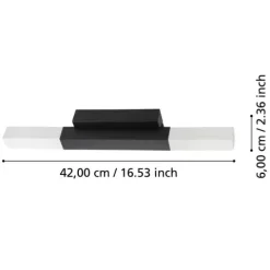 Aplique de Parede LED para Casa de Banho ALCUDIA EGLO 900617