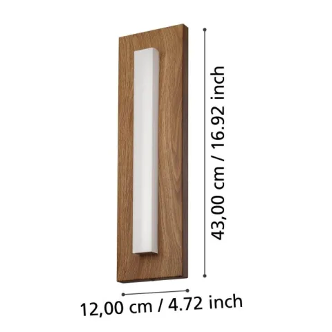 Aplique de Parede LED para Exterior BITETTO EGLO 900679
