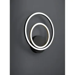Aplique de Parede LED Preto e Dourado LANACERA EGLO 390088