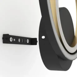 Aplique de Parede LED Preto e Dourado LANACERA EGLO 390088