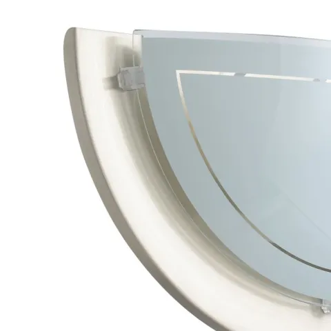 Aplique de Parede Metal Níquel Mate com Vidro PLANET 1 EGLO 83163