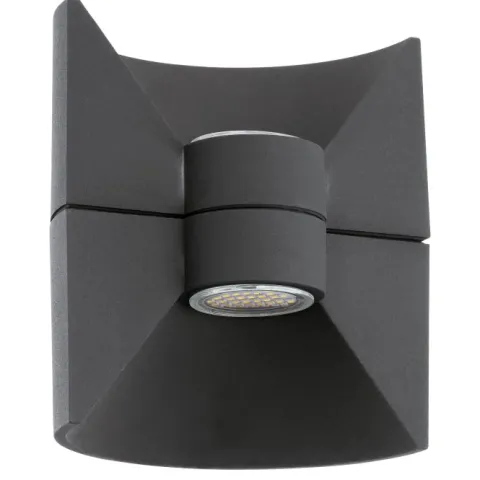Aplique de Parede para Exterior LED Antracite REDONDO EGLO 93368