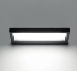 Aplique de Parede Tablet Preto Led ma[&]de 7609+kit 0042