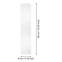 Aplique de Parede Tubular em Vidro Opalino Branco ZOLA EGLO 83406