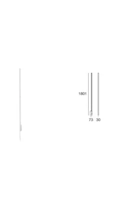 Aplique de Parede Xilema Branco LED 1801mm ma[&]de 7777