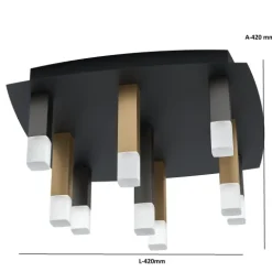 Aplique de Tecto Eglo Estanterios Led 39905
