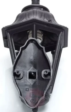 Aplique Exterior Bisso/Anna Preto E-27 Fumagalli