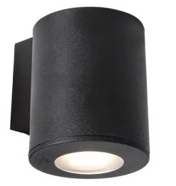 Aplique Exterior Franca 90 1L Preto Fumagalli