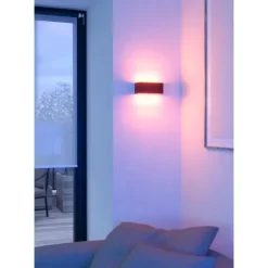 Aplique Exterior Preto com Função CCT e RGB SANIA-Z EGLO 901956