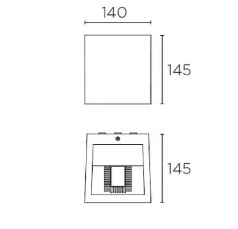 Aplique Exterior Simenti LED 05-9971-DC-CL Leds C4