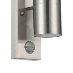 Aplique LED Exterior em Aço Inoxidável com Sensor RIGA 5 EGLO 32898