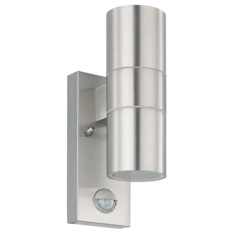 Aplique LED Exterior em Aço Inoxidável com Sensor RIGA 5 EGLO 32898